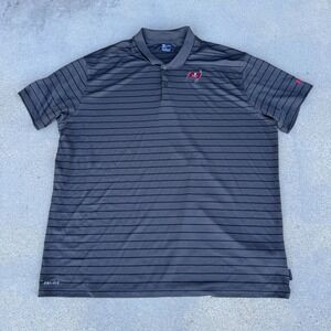 Tampa Bay Buccaneers Size 3XL Nike NFL On Field Dri-Fit Polo Men Charcoal